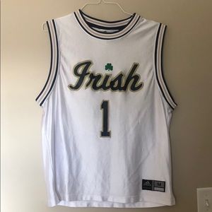 Notre Dame Dighting Irish Home Basketball Jersey